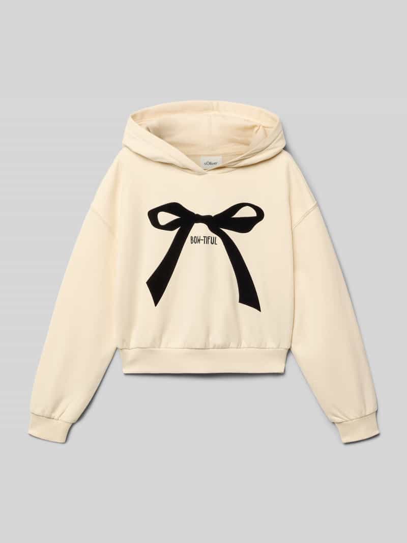 s.Oliver RED LABEL Loose fit hoodie van katoenmix