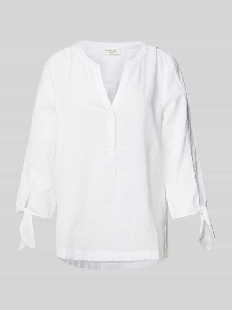 Christian Berg Woman Regular fit tuniek met knoopdetails