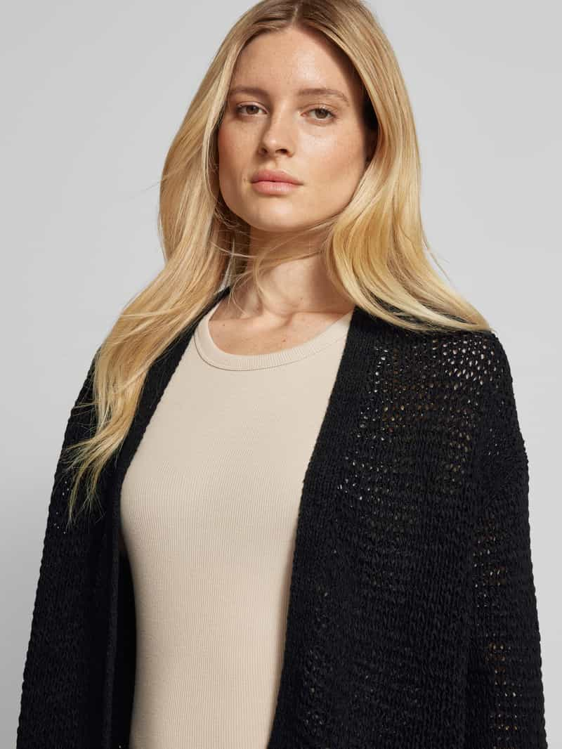 Marc O'Polo Loose fit cardigan van bandjesgaren