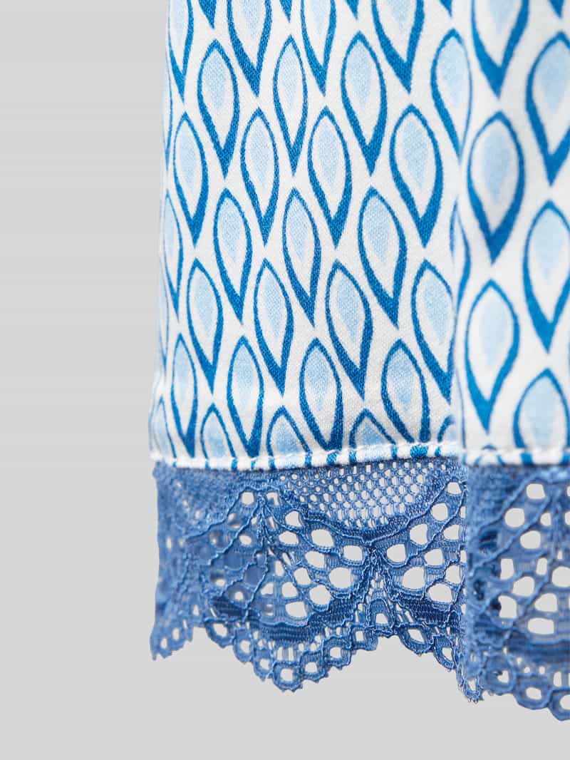 CCDK Copenhagen Relaxed fit korte pyjamabroek met kant model 'Kaitlyn'