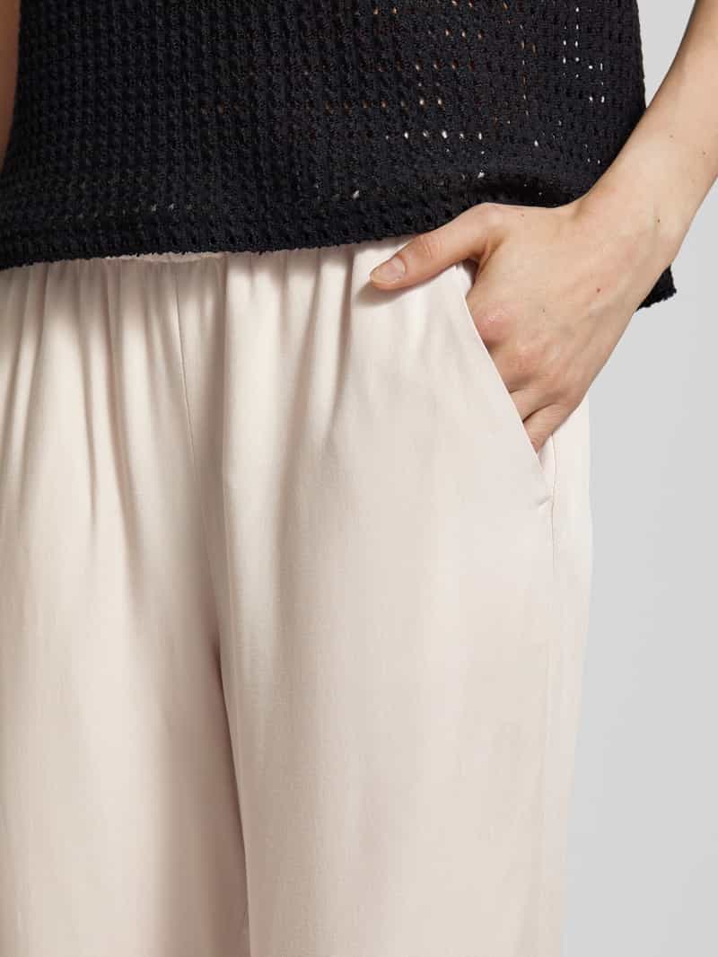 MAC Flared stoffen broek met verkorte pasvorm model 'CHIARA'