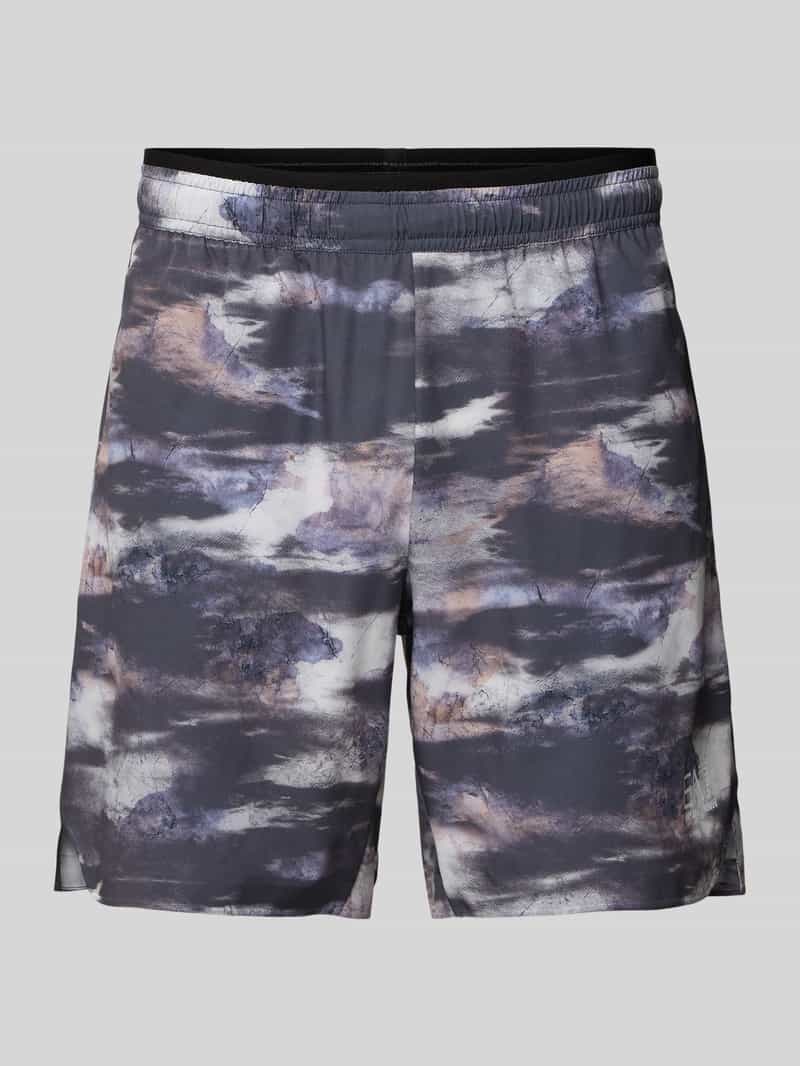 EA7 Emporio Armani Loose fit sweatshorts met labelprint model 'VENTUS'