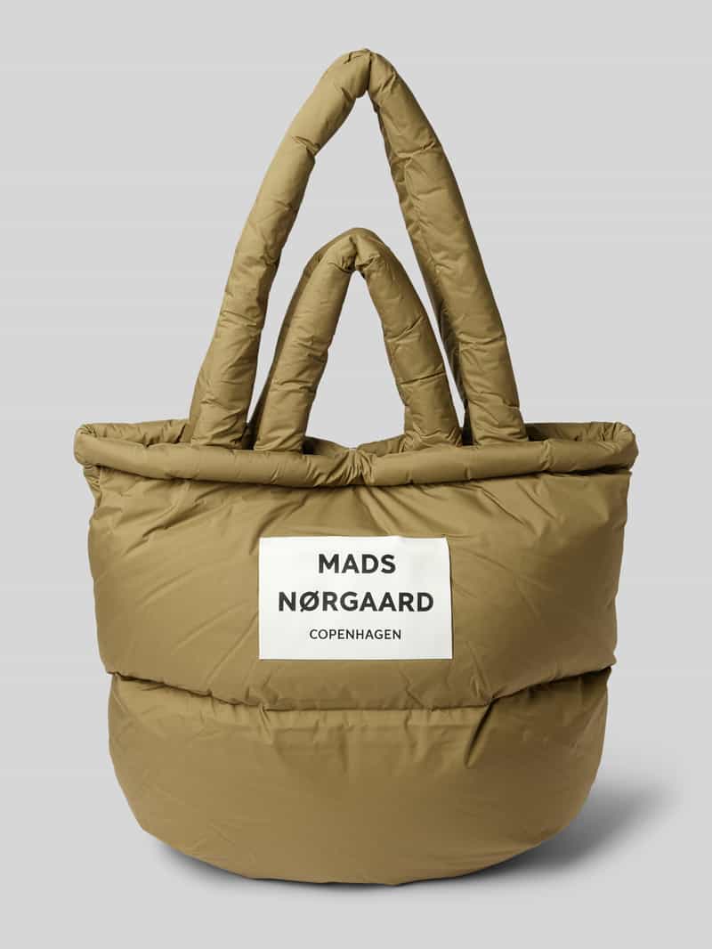 MADS NØRGAARD Handtas met labeldetail