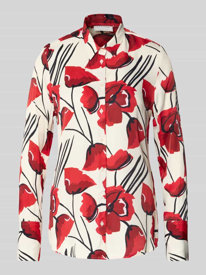 Eterna Overhemdblouse met knoopsluiting
