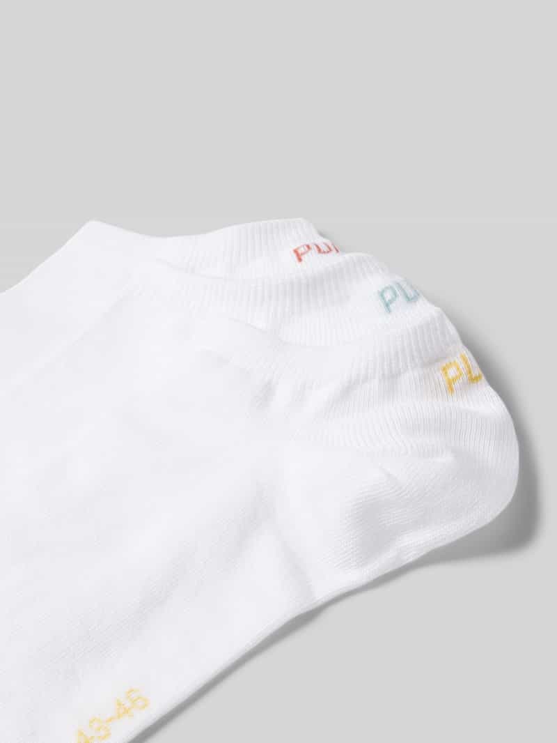 Puma Sneakersokken met labeldetails in een set van 3 paar