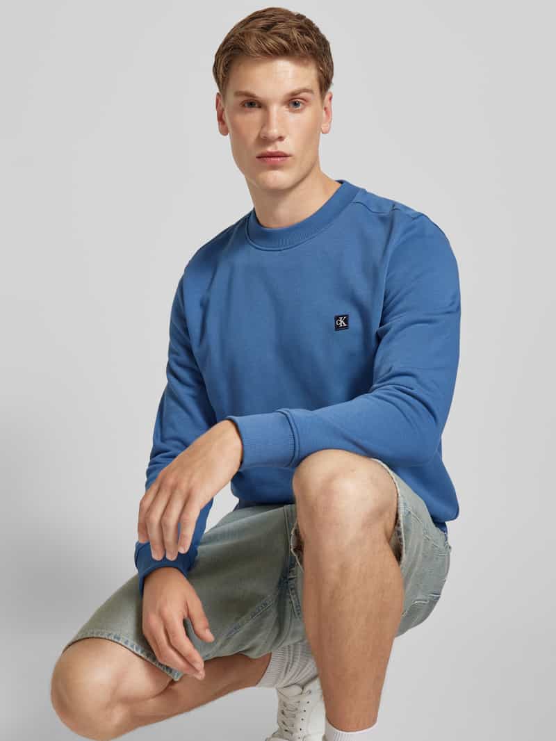 Calvin Klein Jeans Sweatshirt met labelpatch