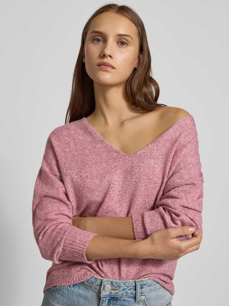 Only Regular fit pullover met V-hals model 'RICA LIFE'