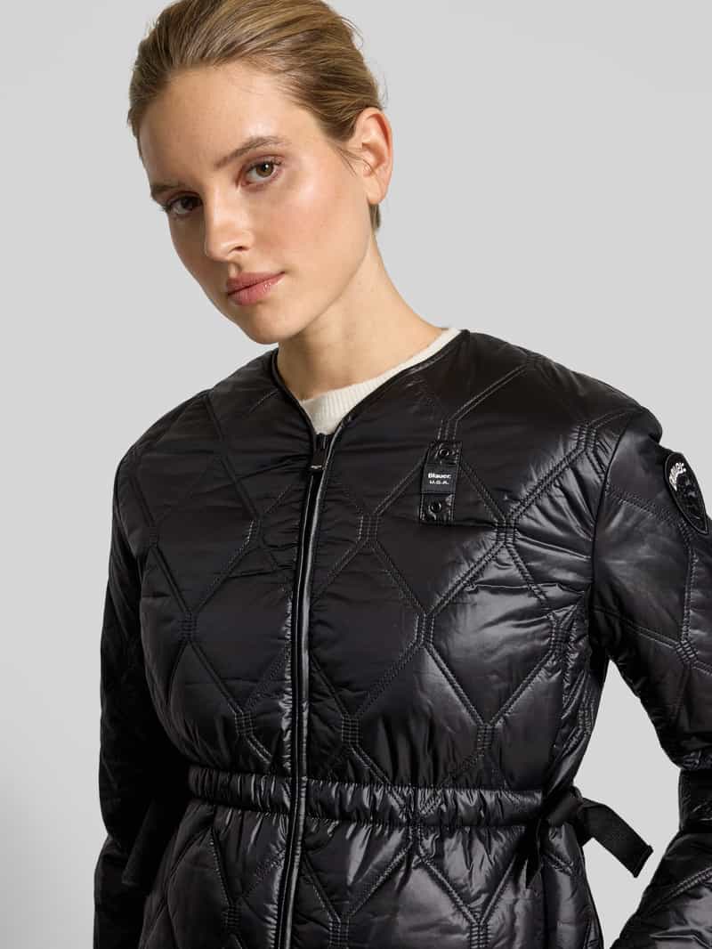 Blauer Usa Gewatteerd jack met labelbadge model 'TAFT'