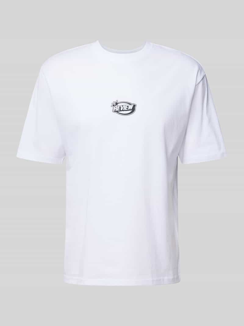 REVIEW T-shirt met labelprint