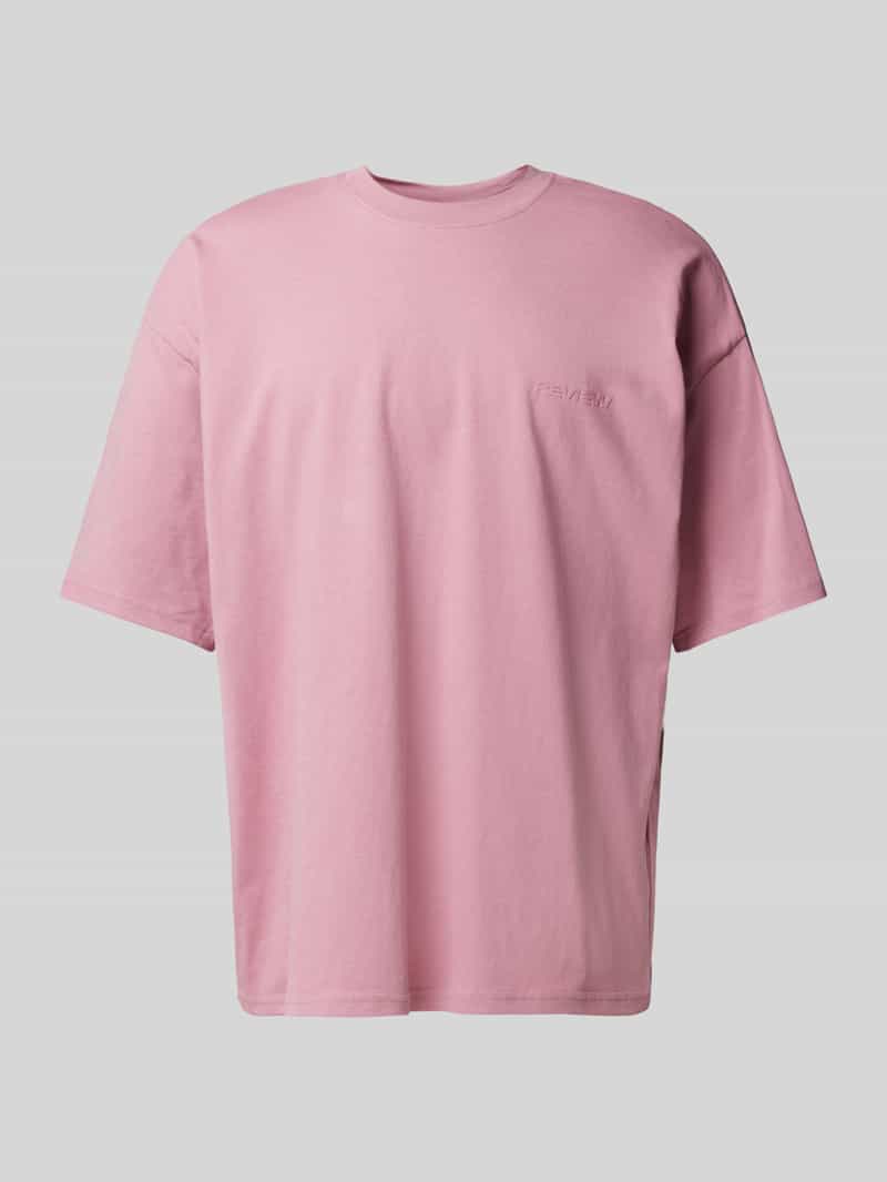 REVIEW Oversized T-shirt met labelprint