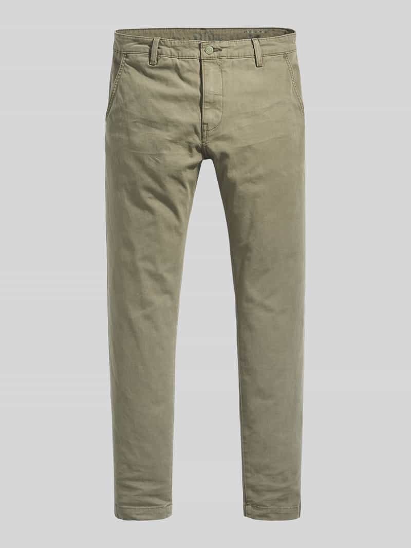 regular fit chino van puur katoen