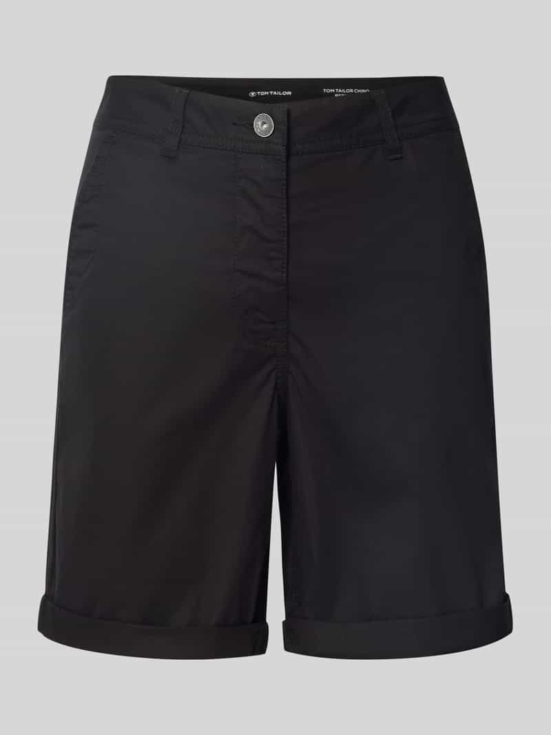 Tom Tailor Regular fit bermuda's van katoenmix