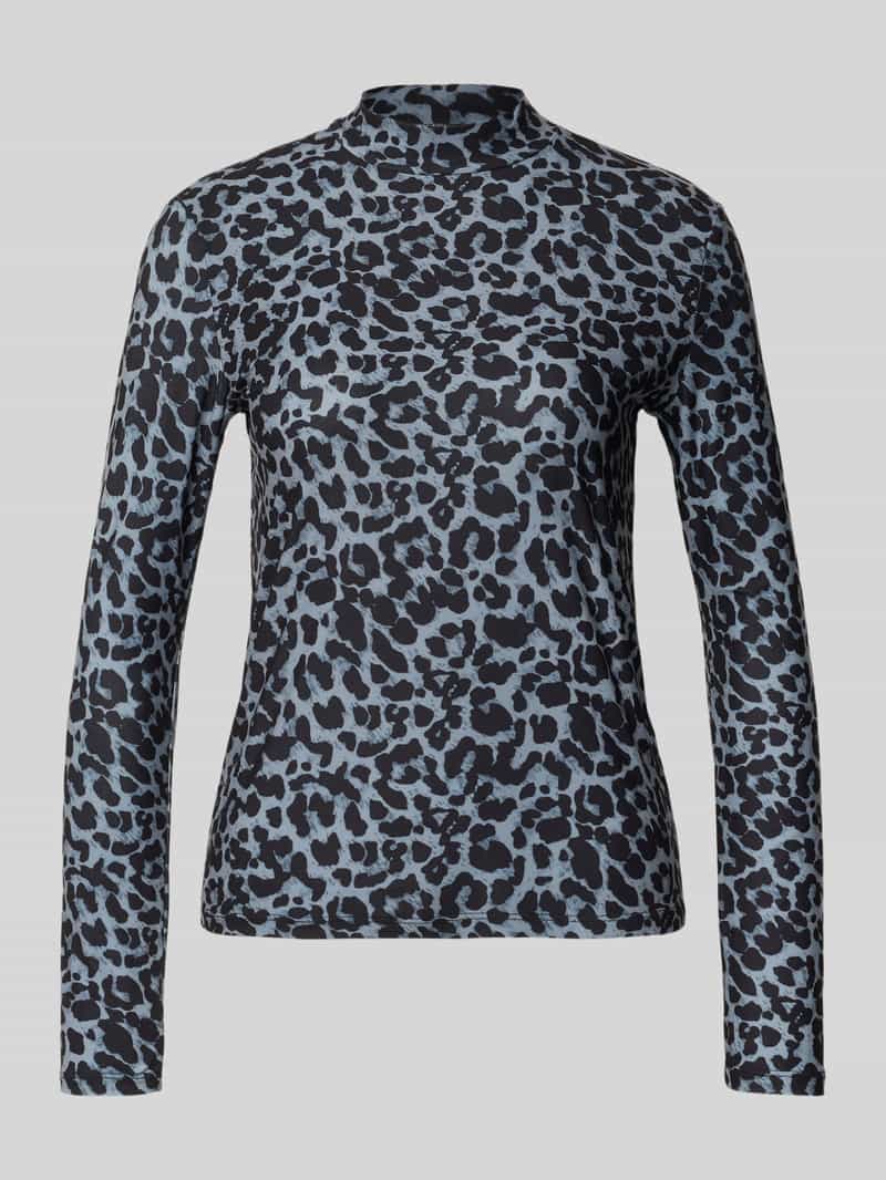 Vila Shirt met staande kraag VILEOA L/S ROLLNECK TOP - NOOS