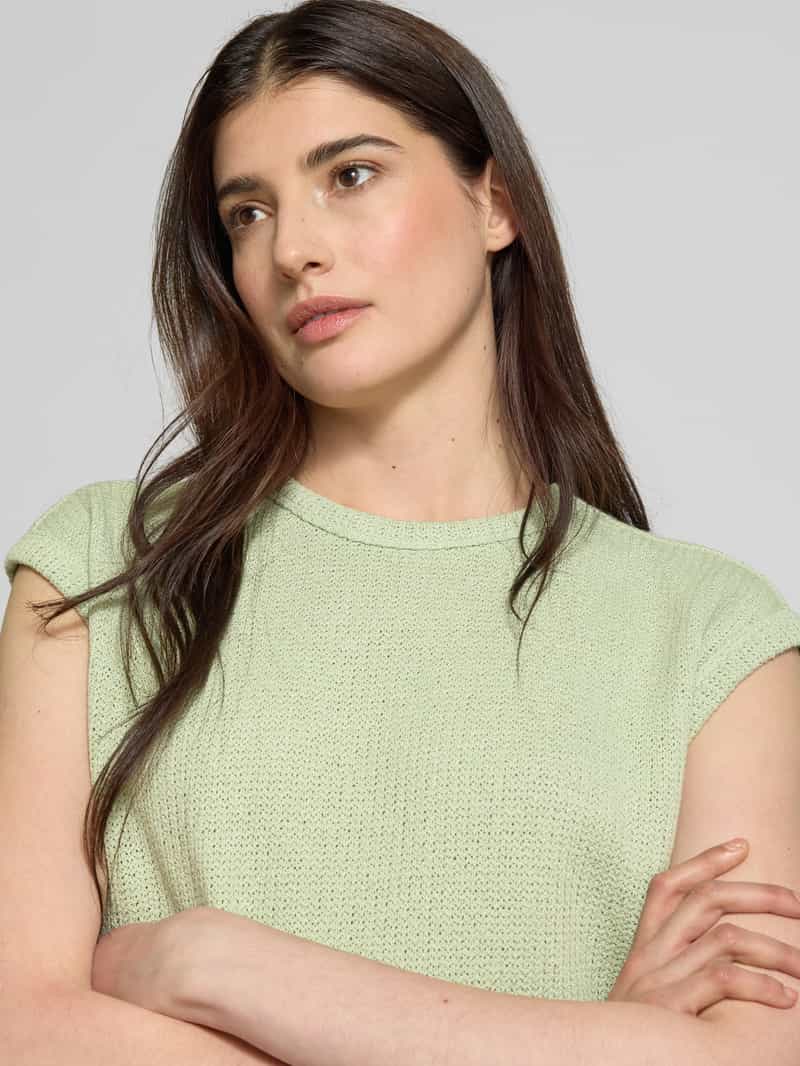 Opus Gebreide top met kapmouwen model 'Spunki'