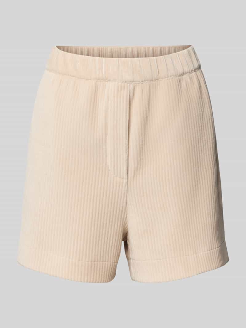 JAKE*S STUDIO WOMAN Regular fit korte corduroy broek met elastische band