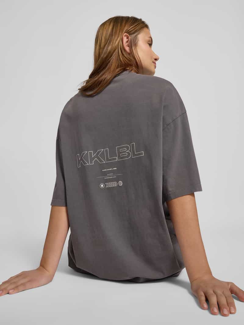 Karo Kauer Oversized T-shirt met labelprint