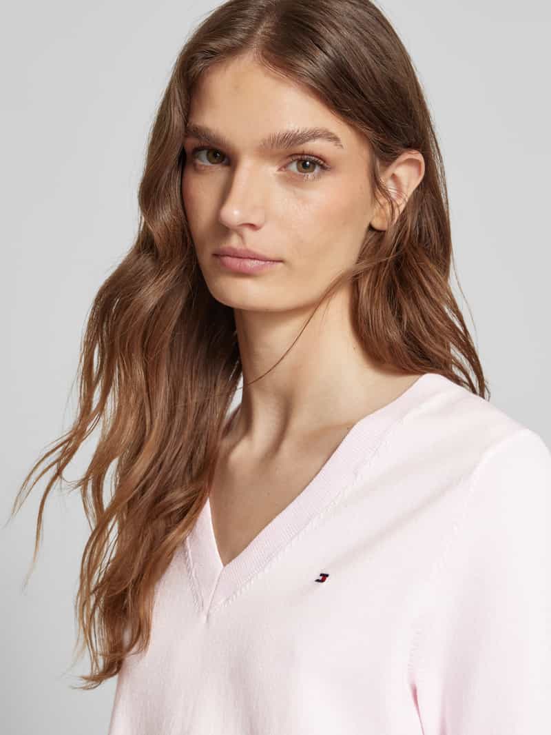 Tommy Hilfiger Gebreide pullover met ribboorden