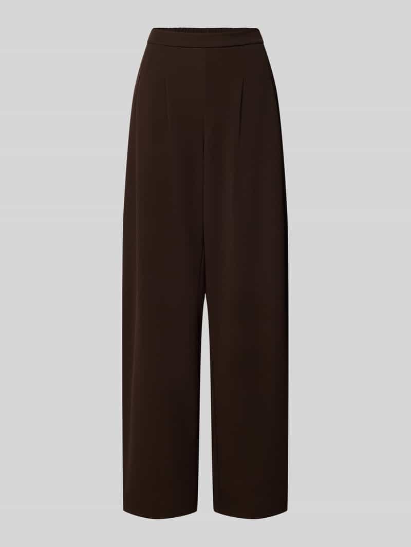 Only broek met persplooien en steekzakken