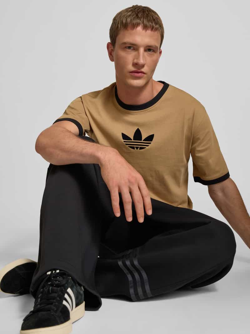 adidas Originals T-shirt met logo en ronde hals