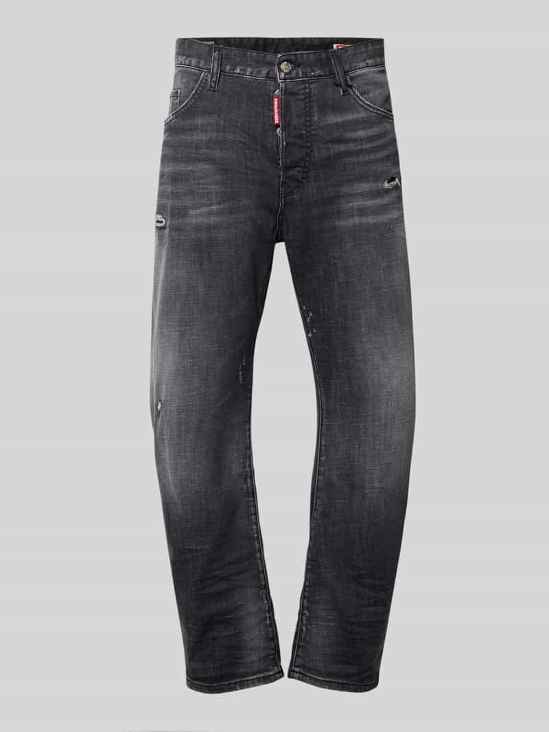 Dsquared2 Ready to Wear straight fit jeans van katoenmix