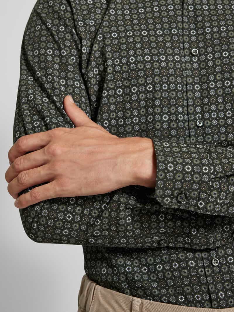 JOOP! Collection Slim fit zakelijk overhemd met haaikraag model 'Pit'