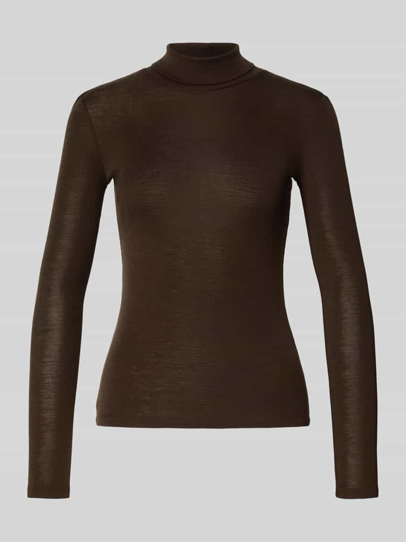 Weekend Max Mara Slim fit shirt met lange mouwen van een mix van wol en zijde model 'TESEO'