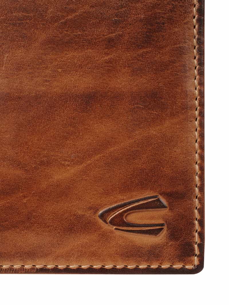 camel active Leren portemonnee in retrolook