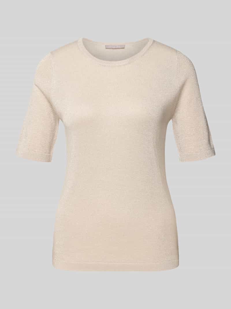 Gebreide pullover met ribboorden