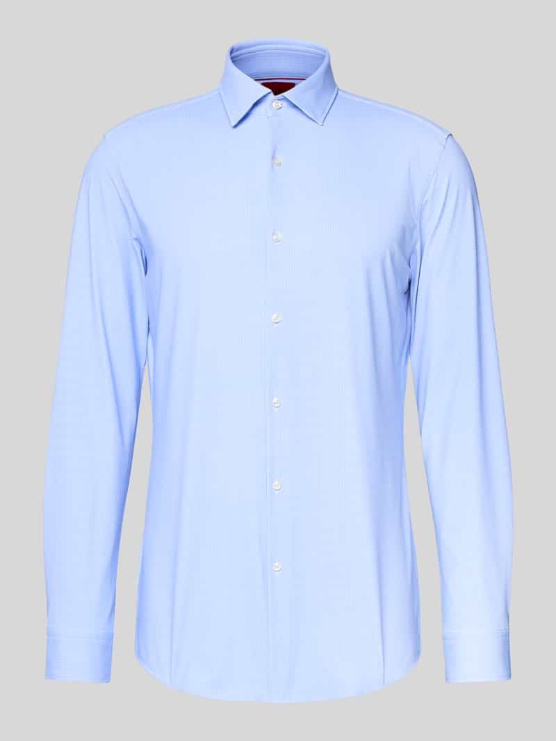 HUGO Slim fit zakelijk overhemd van licht stretchmateriaal model 'KENNO'