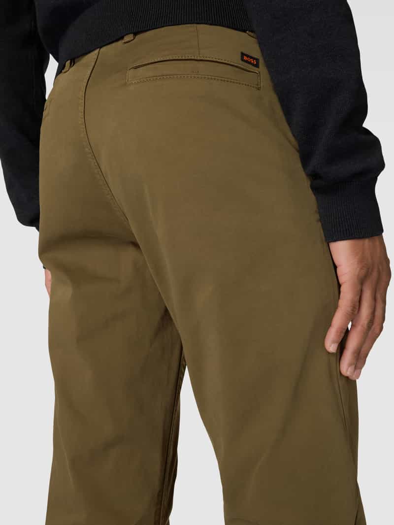 Boss Orange Tapered fit chino met achterzakken
