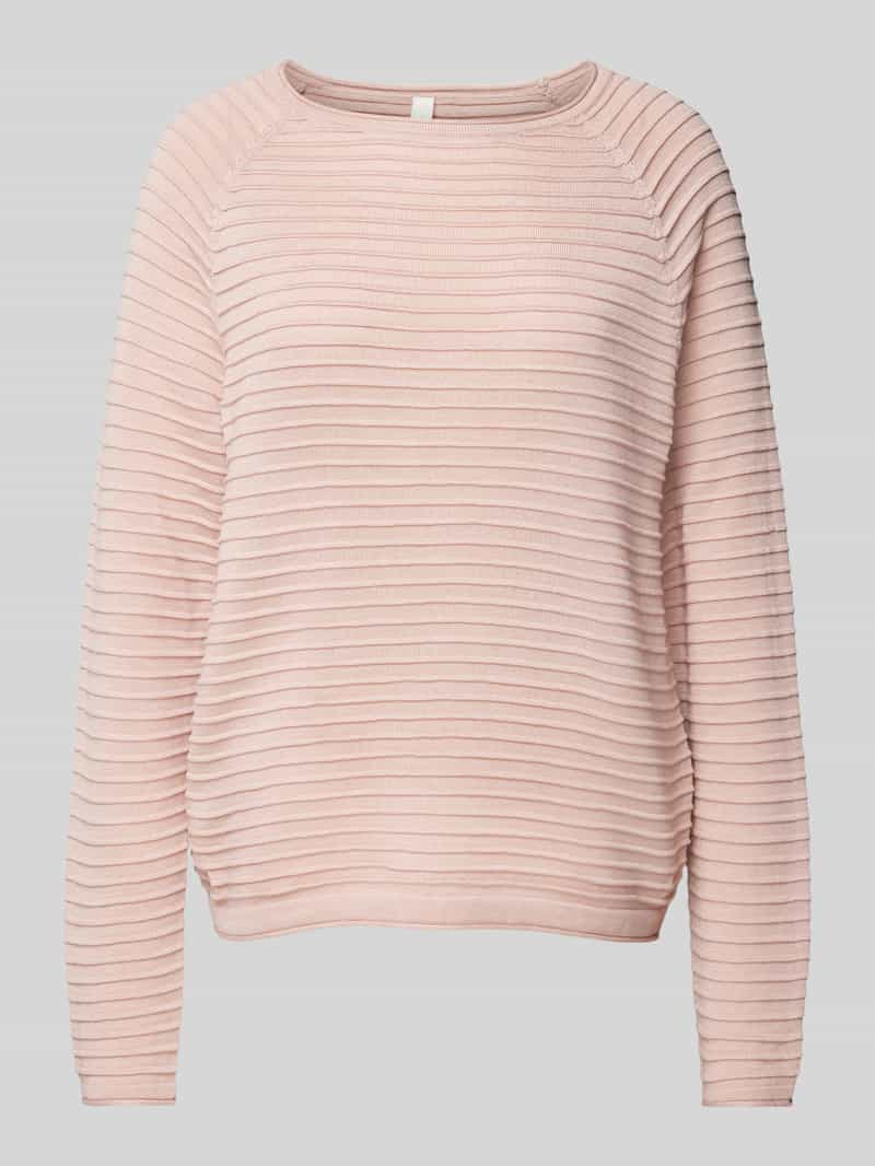 QS Gebreide pullover met raglanmouwen