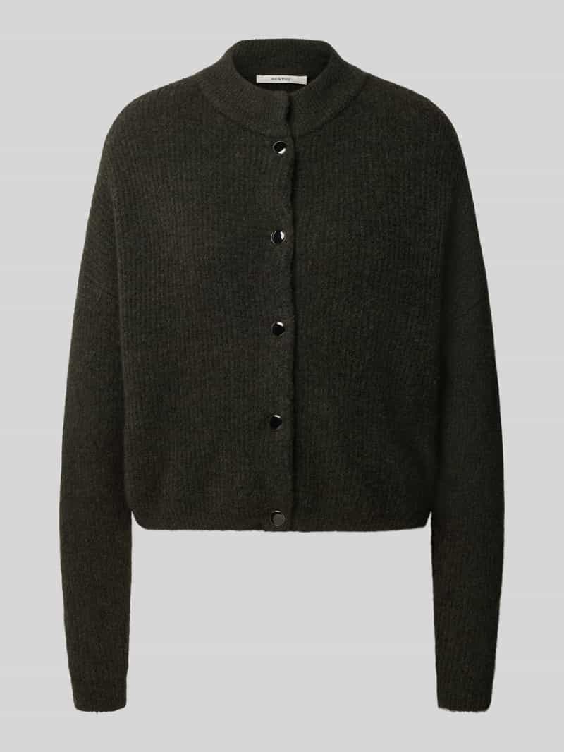 Gestuz Regular fit cardigan van mix van wol en alpaca model 'Alpha'