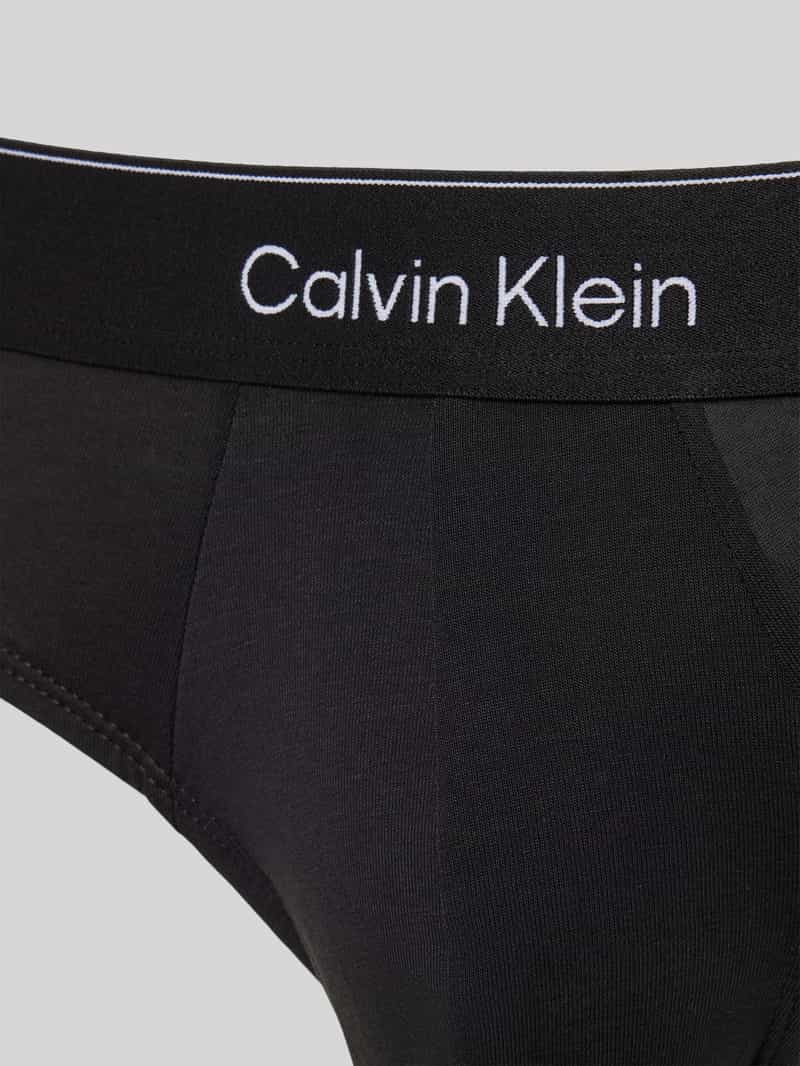 Calvin Klein Underwear Slip met elastische band met label in een set van 3 stuks