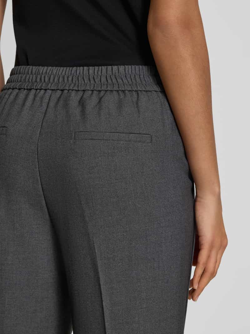 comma Straight leg pantalon met persplooien