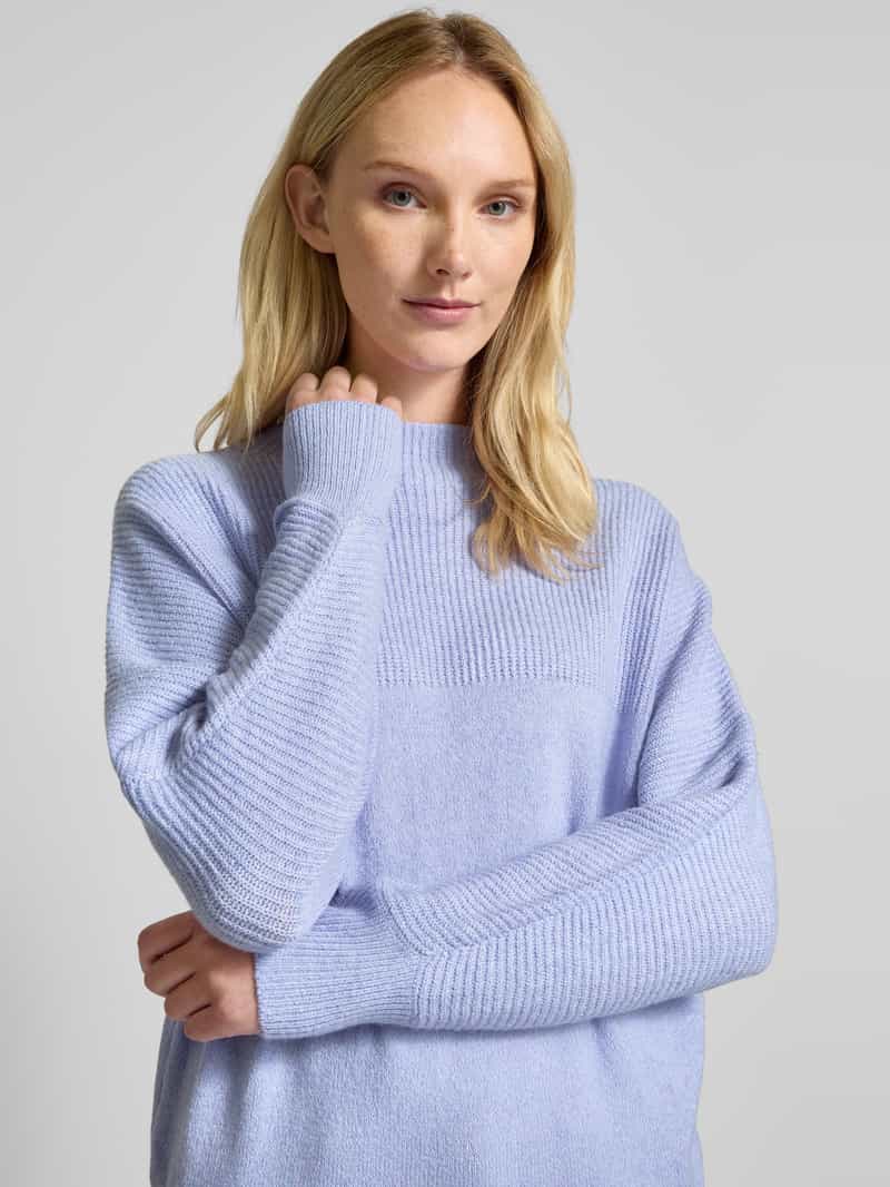 Tom Tailor Denim Regular fit gebreide pullover met wol