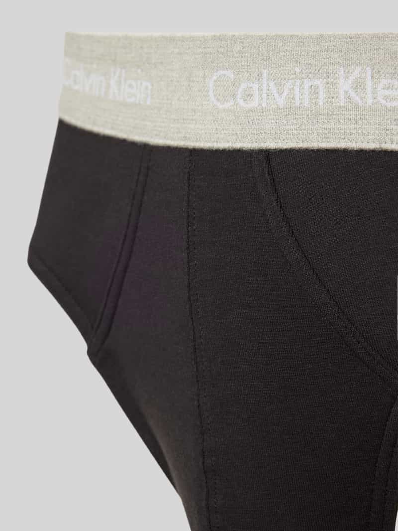 Calvin Klein Underwear Slip met label in band in set van 3 stuks