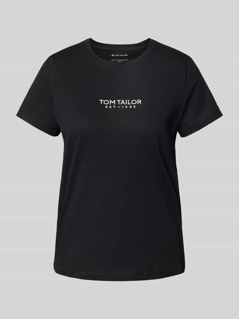 Tom Tailor Regular fit T-shirt van puur katoen