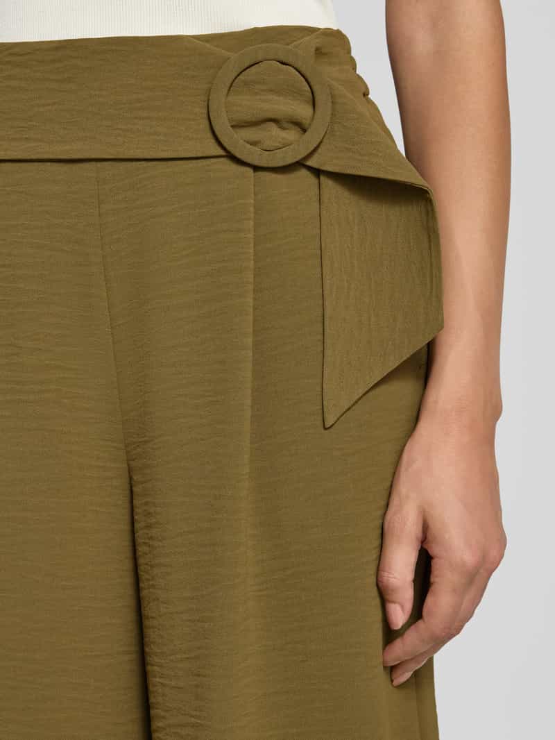 Zero Stoffen broek met Franse steekzakken