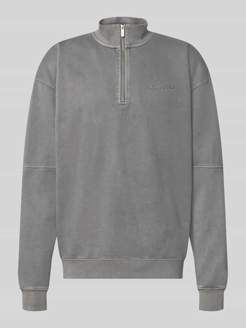 relaxed fit sweatshirt van katoenmix