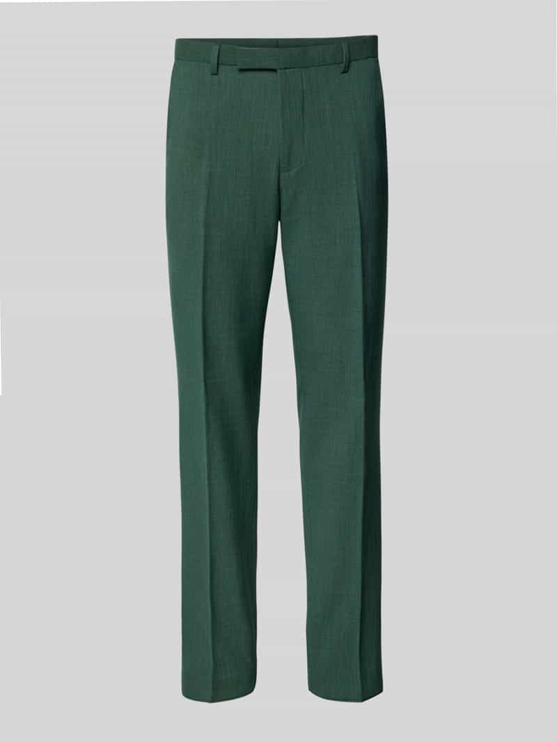 Slim fit pantalon met persplooien