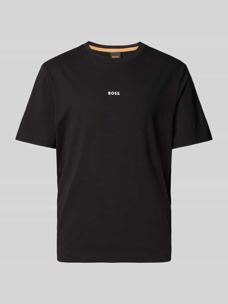 T-shirt met labelprint