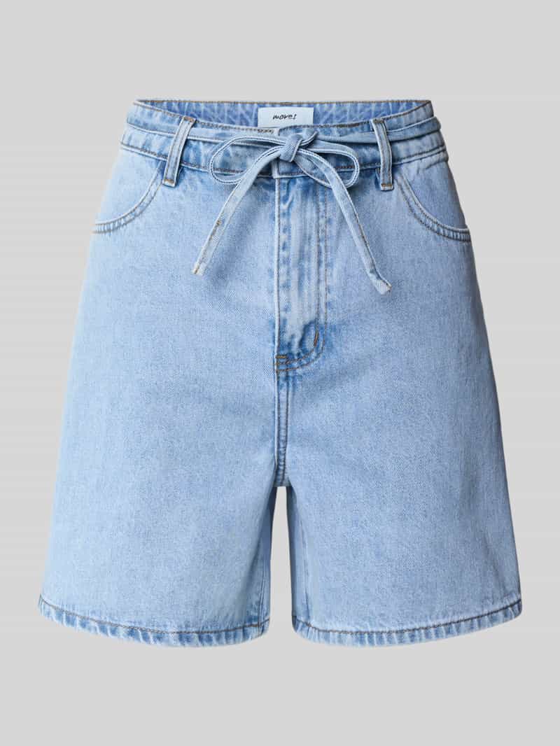 moves Korte jeans met strikceintuur model 'Veneda'