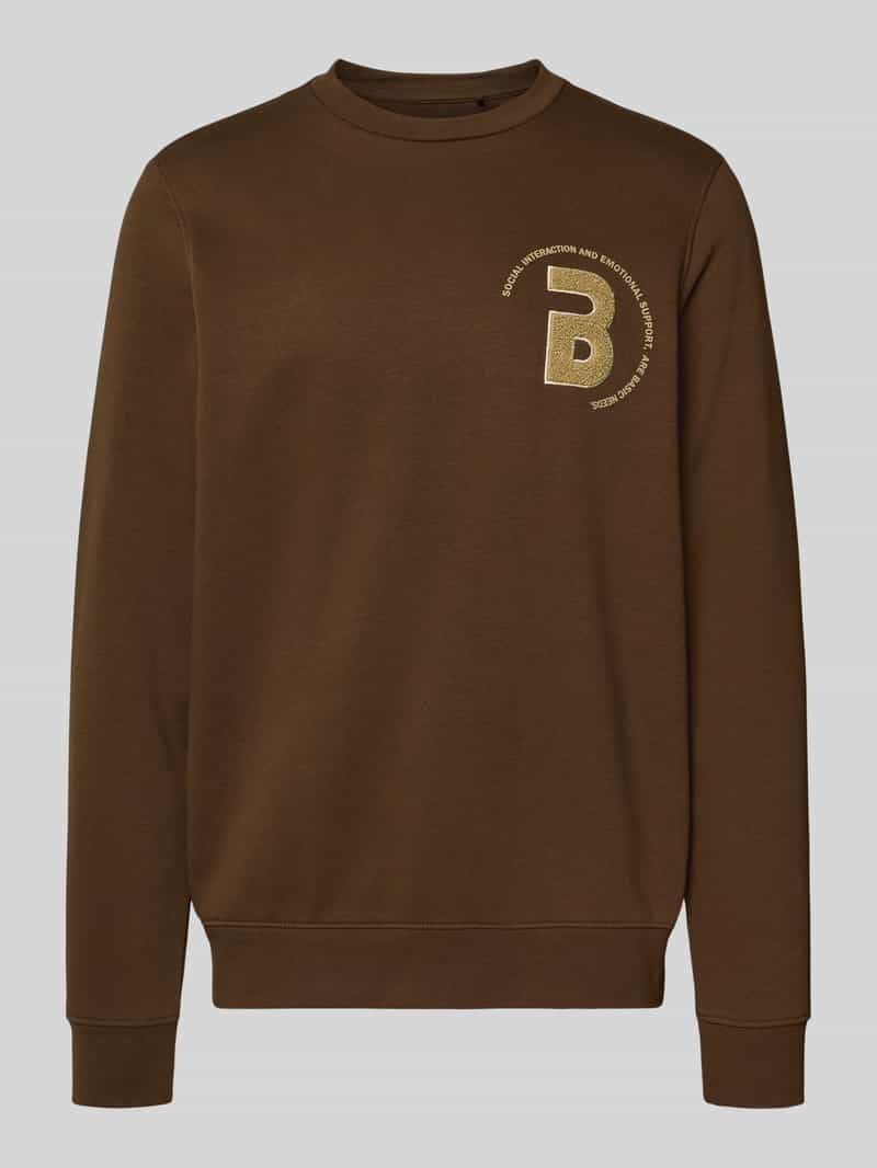 Blend Sweatshirt met labeldetail model 'FLORIAN'