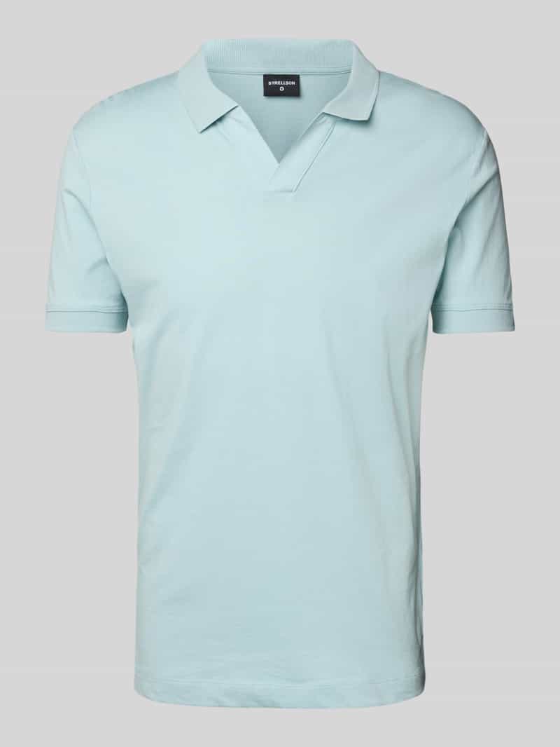 Strellson Poloshirt met ribboorden model 'Clark'
