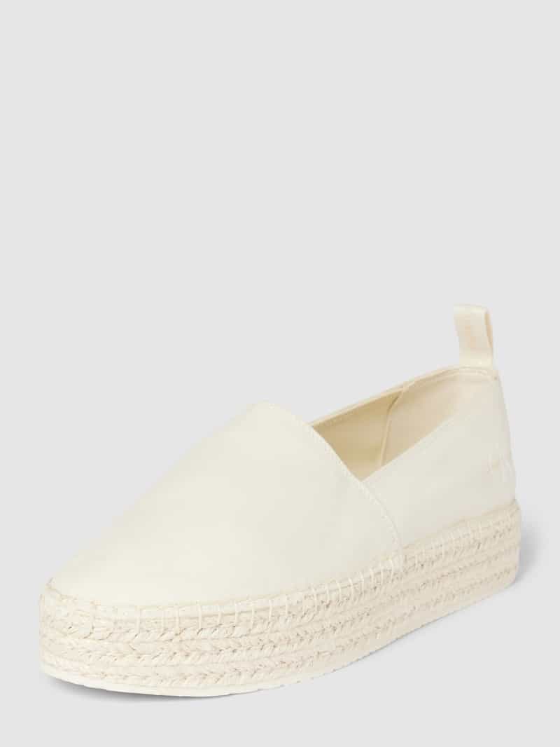 Espadryle z nadrukiem z logo