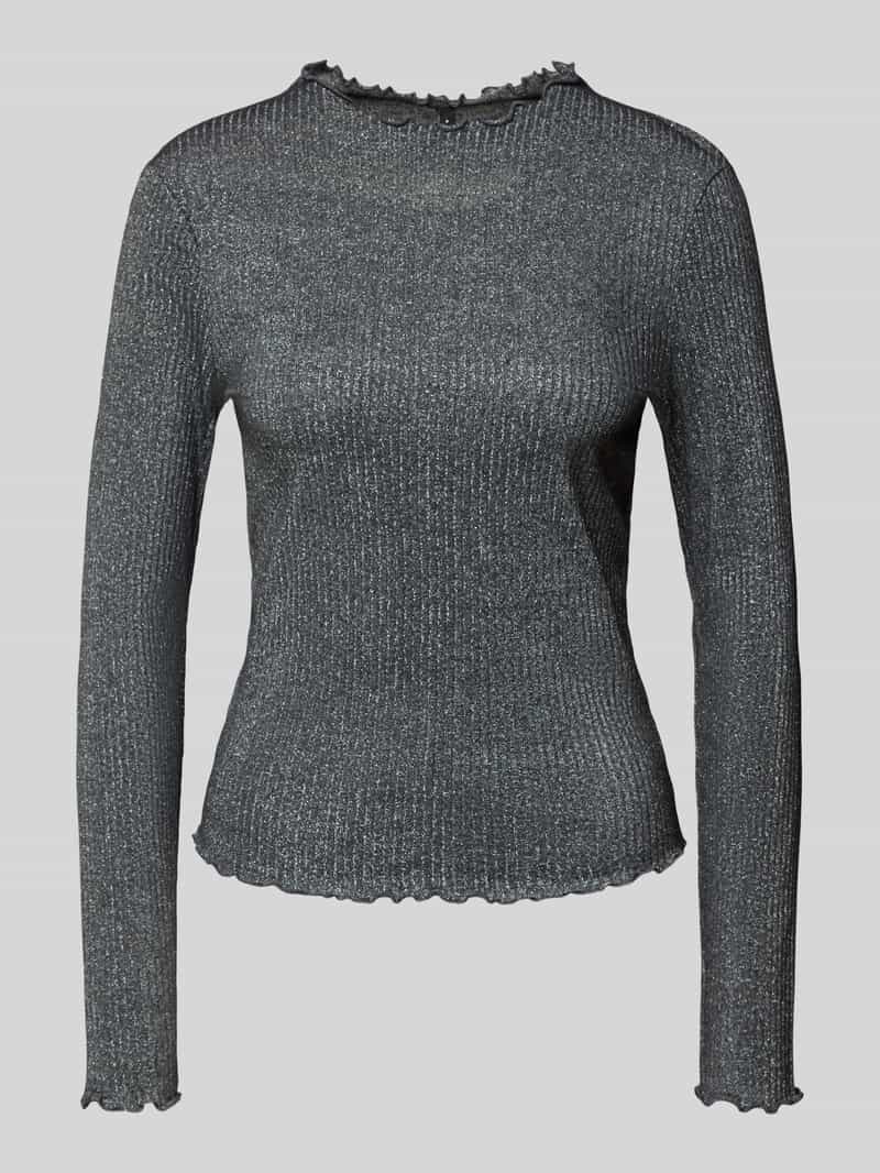 Only Slim fit shirt met lange mouwen van katoenmix model 'EMMA'