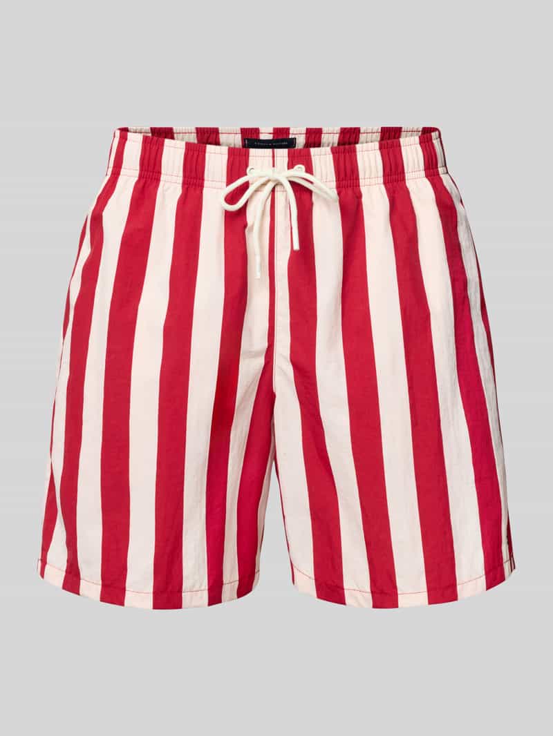 Tommy Hilfiger Regular fit zwembroek met tunnelkoord