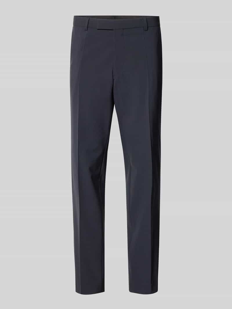 Regular fit pantalon van scheerwolmix model 'H-LEON-MM-C-NF'