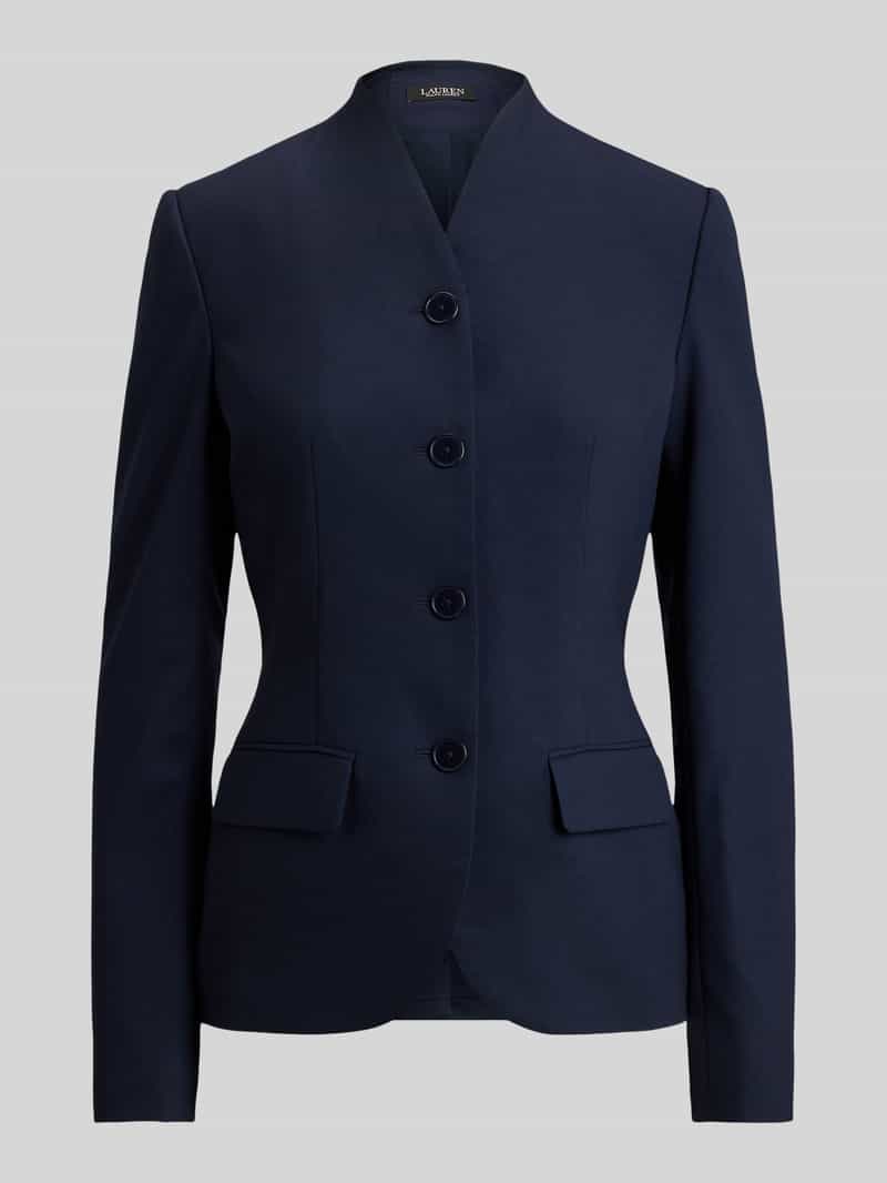 Lauren Ralph Lauren Getailleerd kort colbert van wol met opstaande kraag