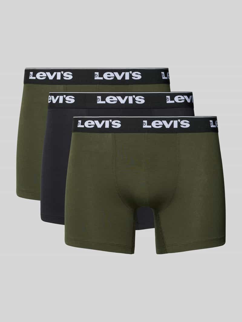 Levi's Boxershort met band met label in een set van 3 stuks